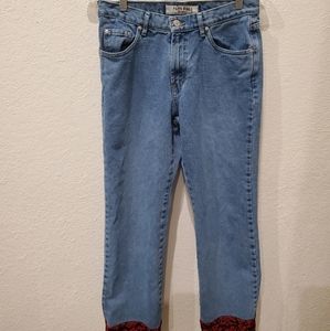 Paris Blues Size 9 Bottom Pants Leg Embellishment